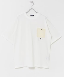 ITEMS URBANRESEARCH | チェストポケットキリカエクルーネックTシャツ(Tシャツ/カットソー)