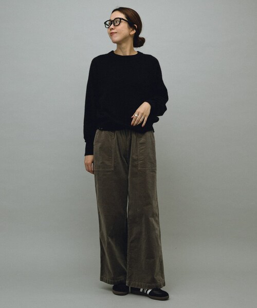 URBAN RESEARCH Sonny Label（アーバンリサーチサニーレーベル）の「コーデュロイベイカーイージーパンツ（その他パンツ・レディース・アイボリー/グレージュ/チャコール・36/38）」の20枚目の写真