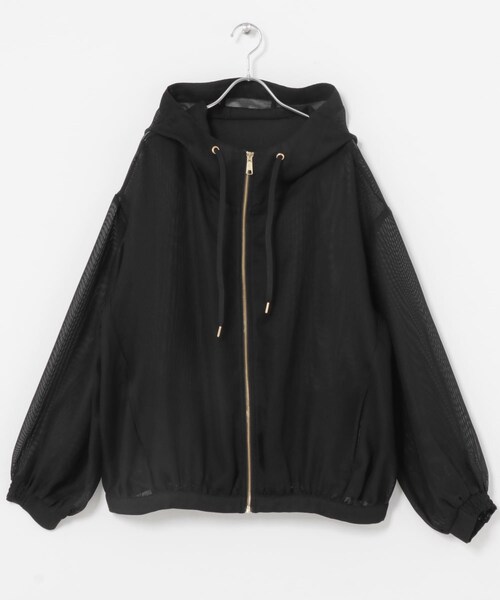 ITEMS URBANRESEARCH（アイテムズ アーバンリサーチ）の「『イージーケア』メッシュマウンテンパーカー(楽着シリーズ)（マウンテンパーカー・レディース・BLK/WHT/KHK・Free）」の14枚目の写真