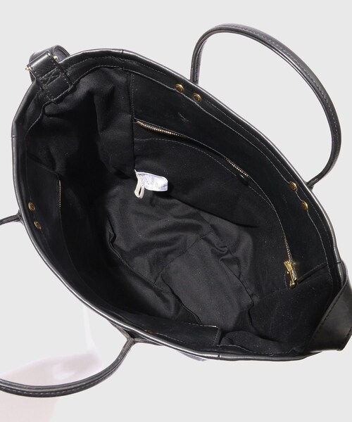 ADAM ET ROPE'（アダムエロペ）の「【CCU/シーシーユー】TOTE BAG M SIZE（トートバッグ・メンズ・ブラック・F）」の12枚目の写真