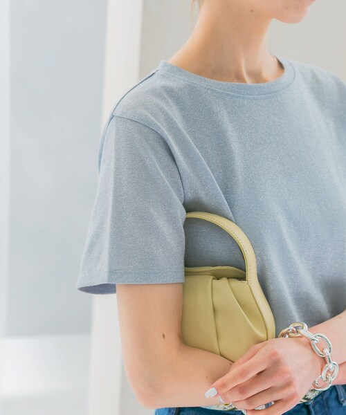 URBAN RESEARCH ROSSO（アーバンリサーチロッソ）の「ラメカットソー（Tシャツ/カットソー・レディース・GRAY/GOLD・FREE）」の9枚目の写真