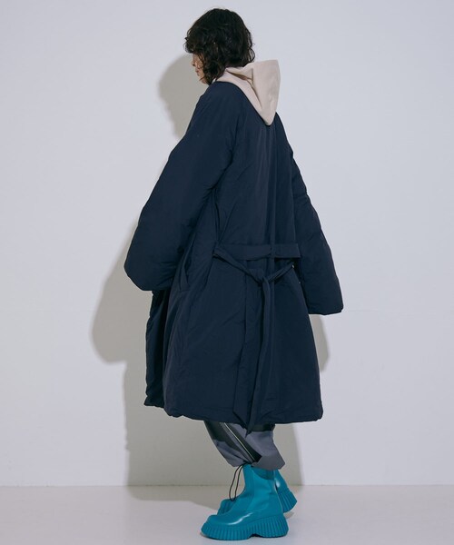 THE GOODLAND MARKET(ザグッドランドマーケット)の「Abode of Snow Chuba Down Coat(その他アウター・レディース・Black/Gray・2/3)」の9枚目の写真