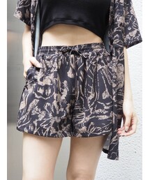 EVRIS | original flower ショートパンツ【セットアップ着用可能】(その他パンツ)