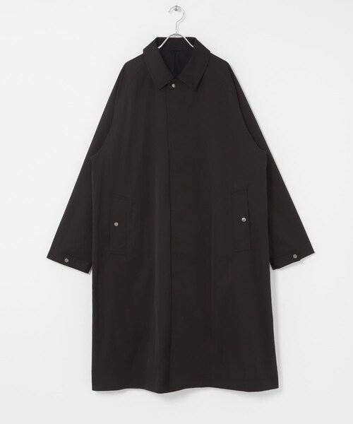 EKAL（エカル）の「SOLOTEXツイルトラベルコート（ステンカラーコート・メンズ・ネイビー/ブラック・M/L）」の11枚目の写真