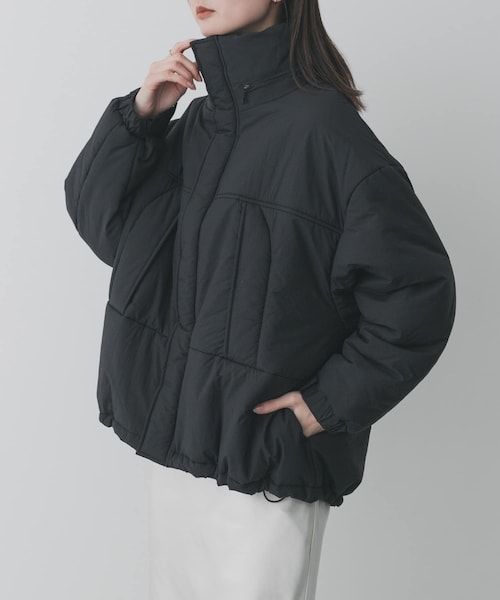 SENSE OF PLACE by URBAN RESEARCH（センスオブプレイスバイアーバンリサーチ）の「『2WAY仕様/撥水』『UR TECH』モンスターブルゾン（その他アウター・レディース・IVORY/BLACK/Y.BEIGE/BLK×GRY・one）」の3枚目の写真