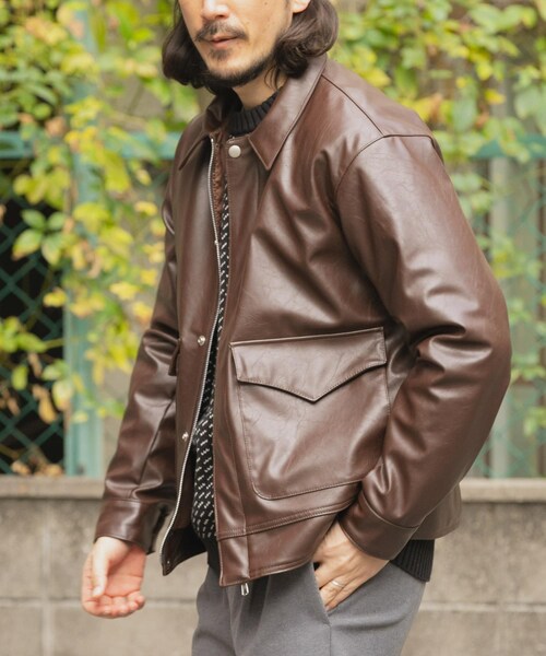 ITEMS URBANRESEARCH（アイテムズ アーバンリサーチ）の「F.L. A-2 フライトジャケット（その他アウター・メンズ・BLK/OLV/D.BRN・M/L）」の21枚目の写真