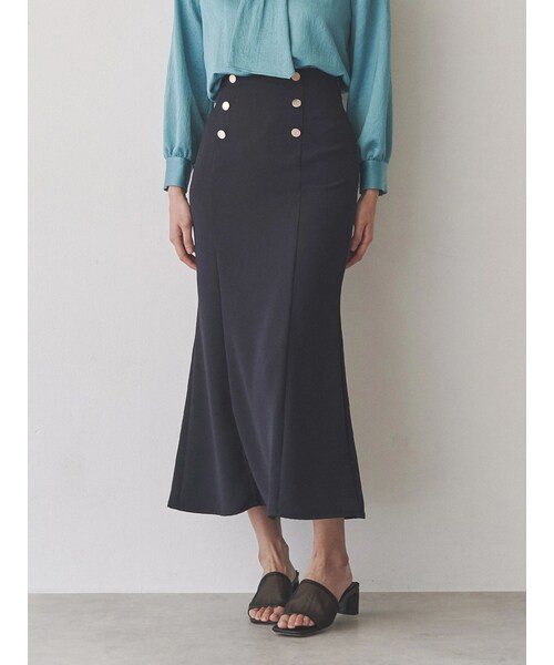 TONAL（トーナル）の「ジョーゼットマリンマーメイドスカート（スカート・レディース・ネイビー・S/M）」の10枚目の写真