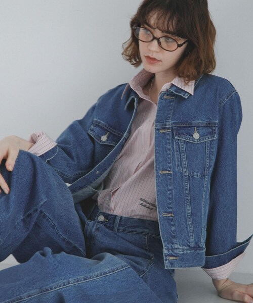 URBAN RESEARCH Sonny Label（アーバンリサーチサニーレーベル）の「オーセンティックデニムショートジャケット（デニムジャケット・レディース・インディゴ/ライトインディゴ・Free）」の13枚目の写真