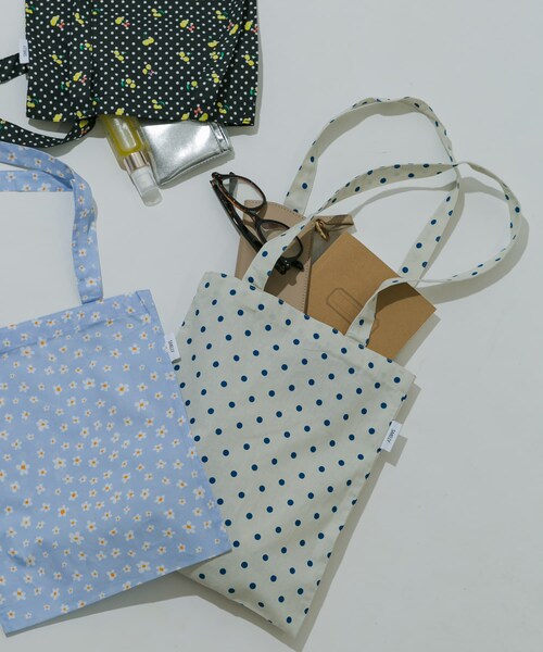 SMELLY（スメリー）の「プリントトートバッグS（トートバッグ・レディース・CHERRY/STRIPE/CHECK/DOT/FLOWER/EMBROIDERY・S）」の22枚目の写真