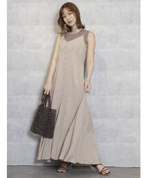 dazzlin | クルミフロントフレアキャミワンピース(ワンピース)