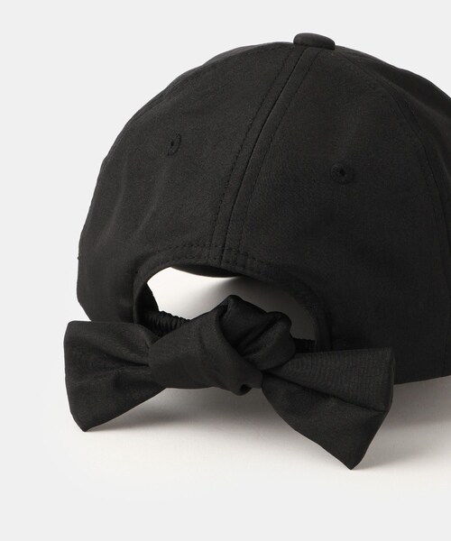 ROPE' PICNIC(ロペピクニック)の「【KIDS/キッズ】シャイニーバックリボンキャップ/リンクコーデ(キャップ・レディース・ブラック/ブルー系/クリーム・F)」の15枚目の写真