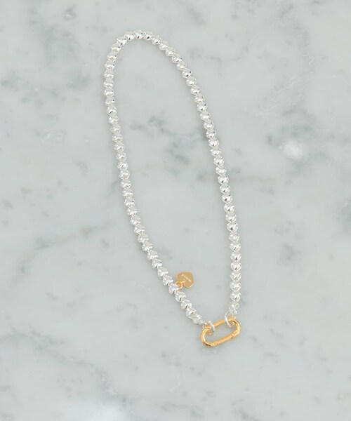 URBAN RESEARCH ROSSO（アーバンリサーチロッソ）の「in mood　CLIP HEART NECKLACE（ネックレス・レディース・MIX・-）」の2枚目の写真