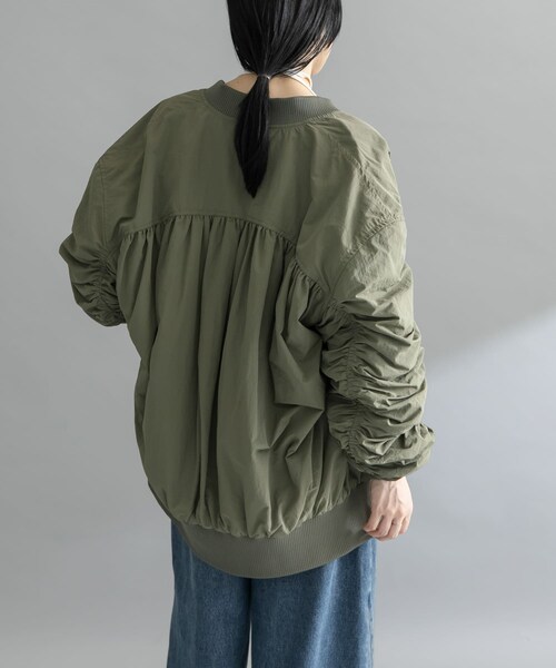 『WEB/一部店舗限定』BACKシャーリングMA-1