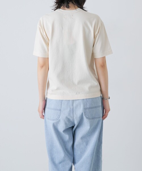 かぐれ（カグレ）の「MEYAME　BLANK TEE (II)（Tシャツ/カットソー・レディース・CREAM/WHITE/BLACK・Free）」の5枚目の写真