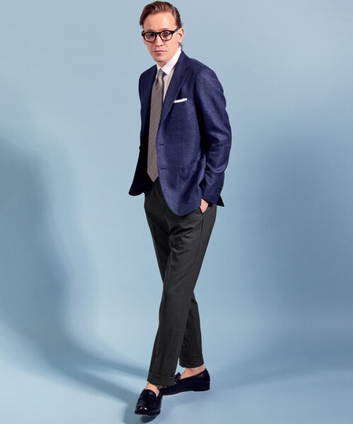 URBAN RESEARCH(アーバンリサーチ)の「URBAN RESEARCH Tailor クールマックスウールパンツ(スラックス・メンズ・GRAY/NAVY/CHARCOAL・42/44/46/48/50)」の18枚目の写真