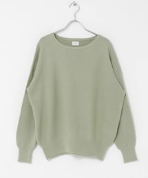 URBAN RESEARCH DOORS | コットンボートネックガーターKNIT(ニット/セーター)