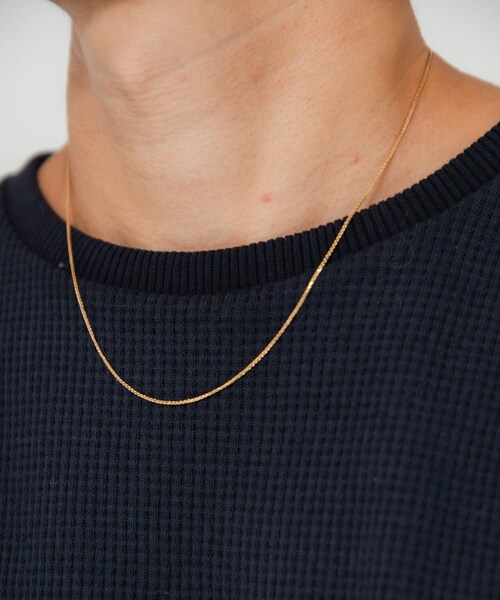 URBAN RESEARCH(アーバンリサーチ)の「Wide Dad Wide dad 18K Necklace(ネックレス・メンズ・GOLD・FREE)」の3枚目の写真