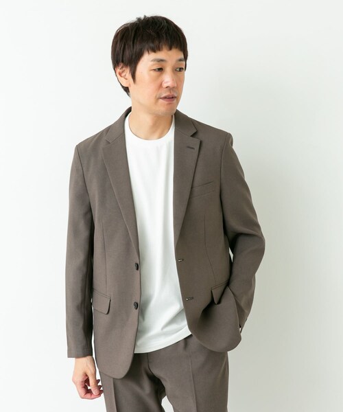 URBAN RESEARCH DOORS(アーバンリサーチドアーズ)の「LIFE STYLE TAILOR ファブリーズジャケット(テーラードジャケット・メンズ・GRAY/TAUPE/NAVY・S/M/L/XL)」の18枚目の写真