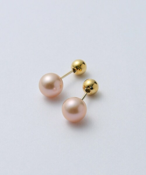 ROPE'(ロペ)の「R(ロペ アール)K10 ピンクパール1粒ピアス(ピアス(両耳用)・レディース・ゴールド・F)」の6枚目の写真