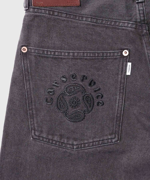 ADAM ET ROPE'(アダムエロペ)の「【SUGARHILL/シュガーヒル】"CAR SERVICE" MODERN DENIM WIDE CUT(デニムパンツ・メンズ・ブラック・30/32)」の7枚目の写真