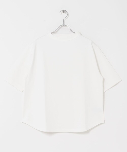 URBAN RESEARCH DOORS(アーバンリサーチドアーズ)の「FORK&SPOON ボトルネックショートスリーブTシャツ(Tシャツ/カットソー・レディース・OFF/NAVY/CAMEL/CRMxGRN/BLACK/TURQUOISE/BEGxBLK・1)」の20枚目の写真