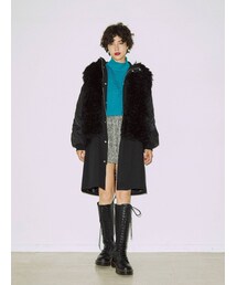 jouetie | ファーベストレイヤードモッズコート(モッズコート)