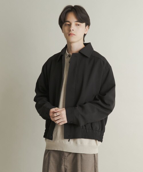 SENSE OF PLACE by URBAN RESEARCH（センスオブプレイスバイアーバンリサーチ）の「メランジバルーンジップブルゾン（ブルゾン・メンズ・BLACK/BEIGE/PURPLE・M/L）」の7枚目の写真