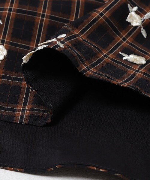 URBAN RESEARCH（アーバンリサーチ）の「GANNI　CHECK TIERED FRILL SKIRT（スカート・レディース・CAPPUCCINO・36）」の10枚目の写真