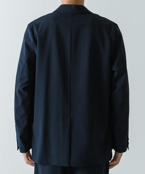 URBAN RESEARCH（アーバンリサーチ）の「ATON　HIGH TWIST WOOL JACKET（テーラードジャケット・メンズ・BLACK/NAVY・4/6）」の9枚目の写真