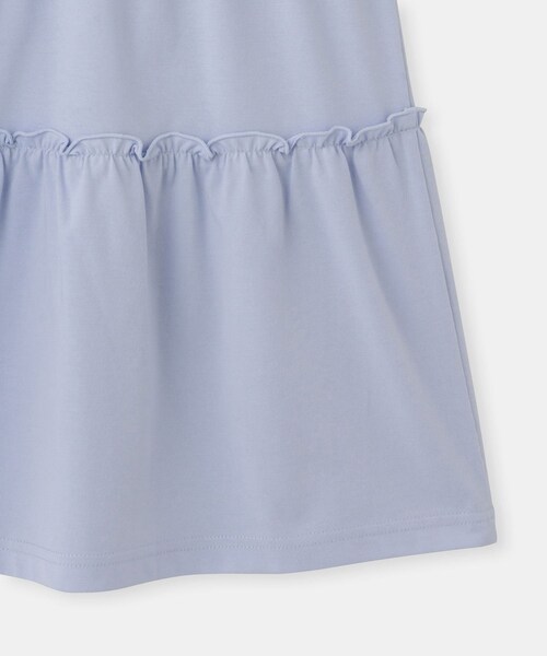 ROPE' PICNIC（ロペピクニック）の「【KIDS/キッズ】ティアードロゴカットソーワンピース/接触冷感（ワンピース・キッズ・ブラック/サックス・L/M/S）」の13枚目の写真