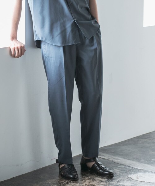 URBAN RESEARCH(アーバンリサーチ)の「TRON WOOL イージートラウザー(その他パンツ・メンズ・BLUE/NAVY/KHAKI・S/M/L)」の10枚目の写真