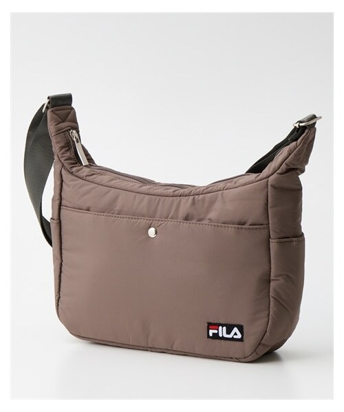 nissen（ニッセン）の「FILA　ロゴ入ボンディングショルダーバッグ（ショルダーバッグ・メンズ・ブラック/グレー/ブルー/オーク・Y）」の3枚目の写真