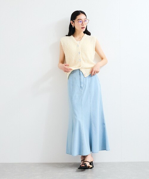 VIS（ビス）の「クリアフレームファッショングラス（サングラス・レディース・ブラック/グレー/ブラウン系/その他・F）」の10枚目の写真