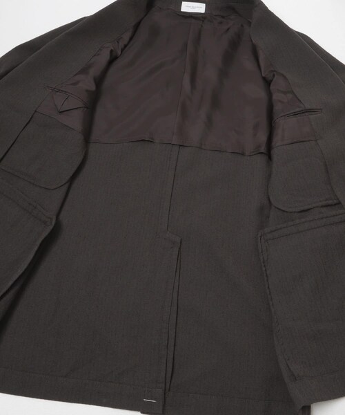 URBAN RESEARCH(アーバンリサーチ)の「new basic WOOL SILK LINEN SINGLE JACKET(テーラードジャケット・メンズ・BROWN・M/L/XL)」の5枚目の写真