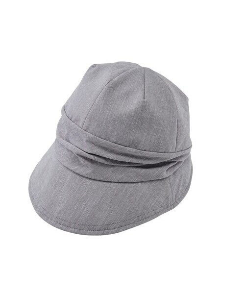 nissen（ニッセン）の「小顔魅せUVキャスケット（キャップ・メンズ・ブルー/グレー/アイボリー・Y）」の2枚目の写真