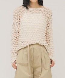 KBF | クロシェルーズニット(ニット/セーター)