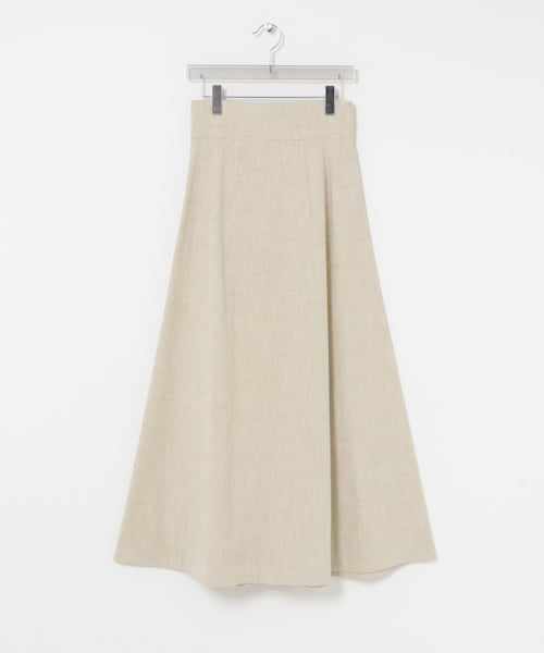 URBAN RESEARCH（アーバンリサーチ）の「new basic　SLAB NEP FLARE SKIRT（スカート・レディース・BEIGE/GRAY・36/38/40）」の2枚目の写真