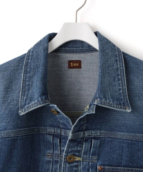ADAM ET ROPE'(アダムエロペ)の「【Lee for ADAM ET ROPE'】別注 デニムジャケット(デニムジャケット・レディース・ネイビー/ブルー・F)」の22枚目の写真