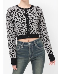 オリジナルレオパードカーディガン