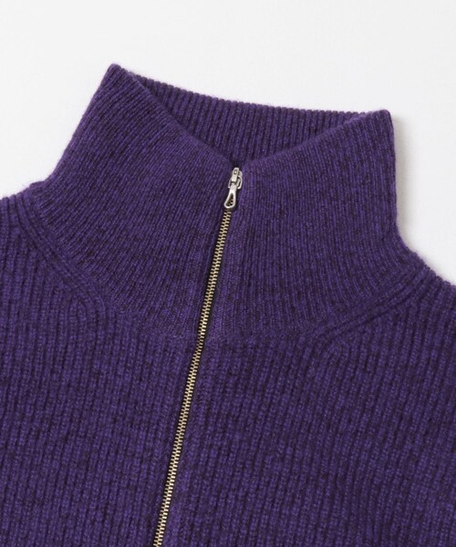 URBAN RESEARCH（アーバンリサーチ）の「ULTERIOR　WOOL COTTON RIB DRIVERS KNIT（テーラードジャケット・メンズ・BLACK MIX/GREY MIX/PURPLE MIX・M/L）」の20枚目の写真