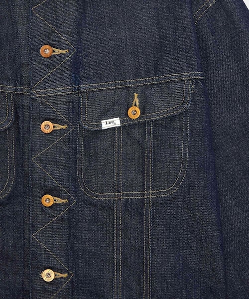 ADAM ET ROPE'(アダムエロペ)の「《別注》【Lee×MARKAWARE/リー×マーカウェア】EX101 SP DENIM JACKET(デニムジャケット・メンズ・ネイビー・L/M/S/XL)」の21枚目の写真