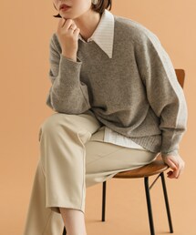 F by ROSSO　ハミルトンクルーネックニット