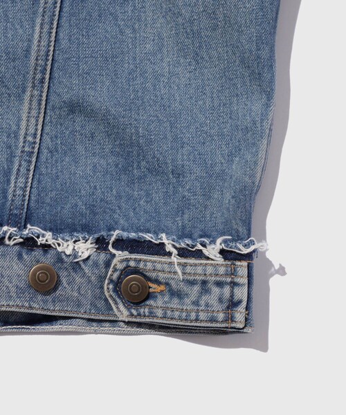 ADAM ET ROPE'(アダムエロペ)の「【Maison Margiela/メゾン マルジェラ】DENIM SPORTS JKT BLUE(デニムジャケット・メンズ・ブルー系・46/48)」の9枚目の写真