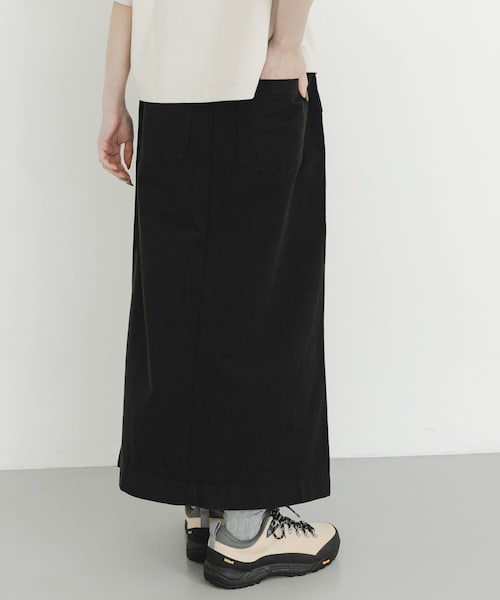 EKAL（エカル）の「GRAMICCI　LONG BAKER SKIRT（スカート・レディース・SAND PG/BLACK・S/M）」の7枚目の写真