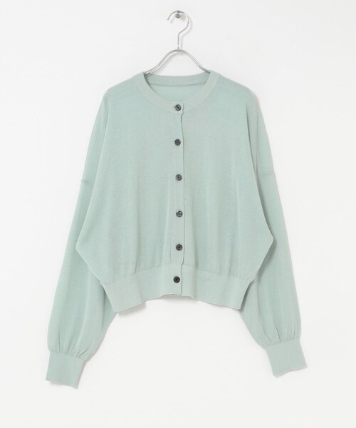 ITEMS URBANRESEARCH（アイテムズ アーバンリサーチ）の「『UVカット/接触冷感』エアリークルーネックカーディガン（カーディガン/ボレロ・レディース・BEG/MNT/NVY/PNK・Free）」の21枚目の写真