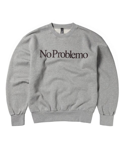 bonjour records（ボンジュールレコーズ）の「No Problemo/ノープロブレモ Sweatshirt（スウェット・レディース・グレー・L/M/S/XL）」の4枚目の写真