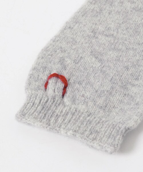 URBAN RESEARCH DOORS(アーバンリサーチドアーズ)の「unfil wool fingerless gloves(ベルト・レディース・l.gray/red/d.mocha・1)」の6枚目の写真