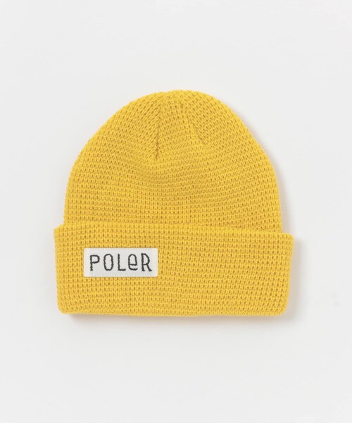 URBAN RESEARCH Sonny Label（アーバンリサーチサニーレーベル）の「POLeR　WORKERMAN BEANIE（ニットキャップ/ビーニー・メンズ・GOLD/BLACK/OLIVE・one）」の4枚目の写真
