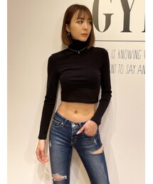 GYDA | HIGH NECKショートロンT(Tシャツ/カットソー)