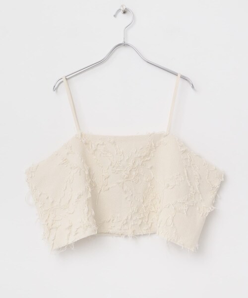 かぐれ（カグレ）の「ジャガードキャミソール（キャミソール・レディース・IVORY・FREE）」の16枚目の写真